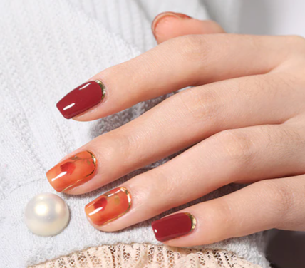 Amber Veined Marble Rose
