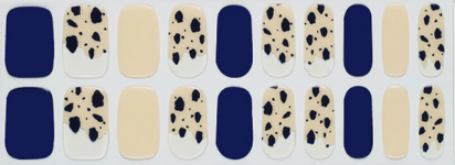 Blue Beige Jungle Chic