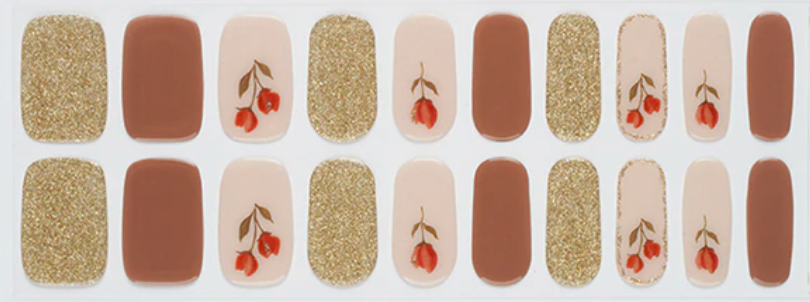 Sparkling Brown & Floral Delight