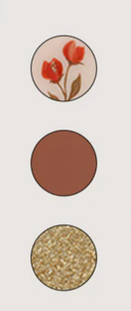 Sparkling Brown & Floral Delight
