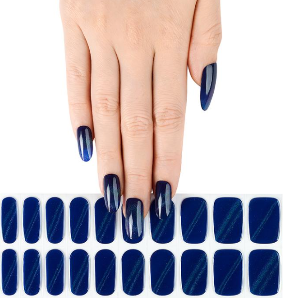 Shimmering Navy Blue