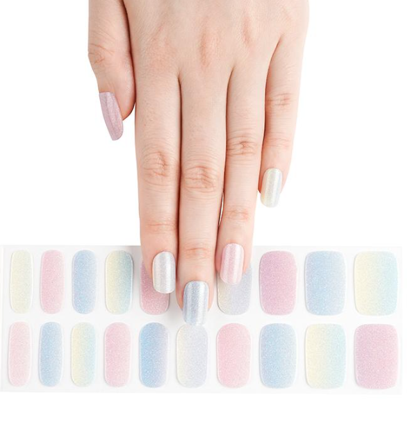 Rainbow Glitter Pastels