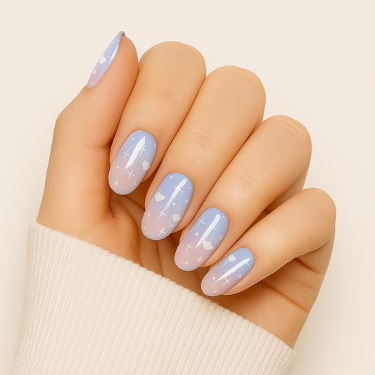 Blue ombre cloud