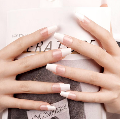 White French Nails