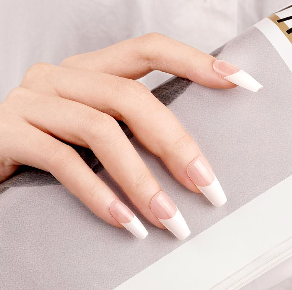 White French Nails