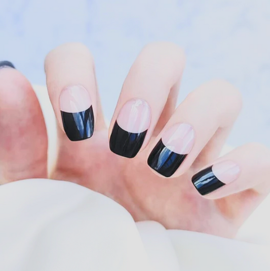 Black French Tip